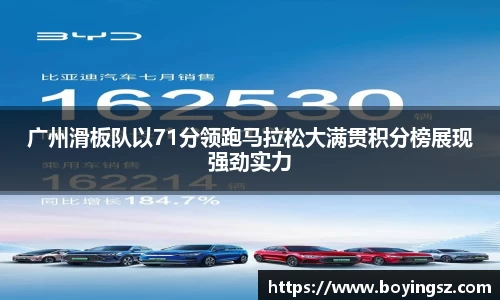 广州滑板队以71分领跑马拉松大满贯积分榜展现强劲实力